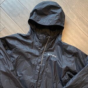 Columbia Black Waterproof Hooded Jacket